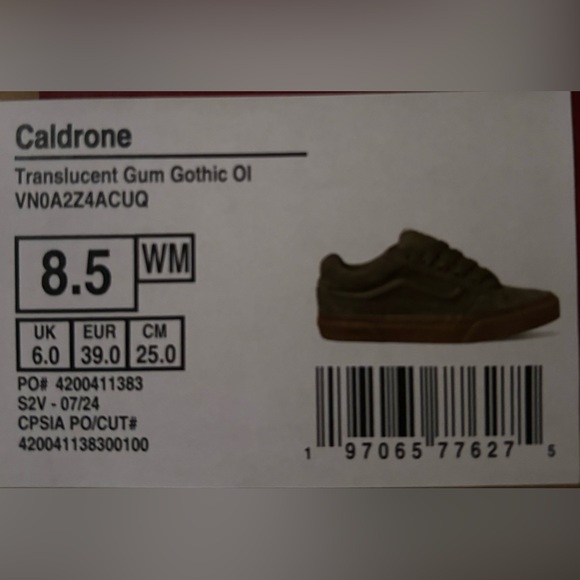 Vans Caldrone Suede Women’s Shoes - Picture 9 of 15